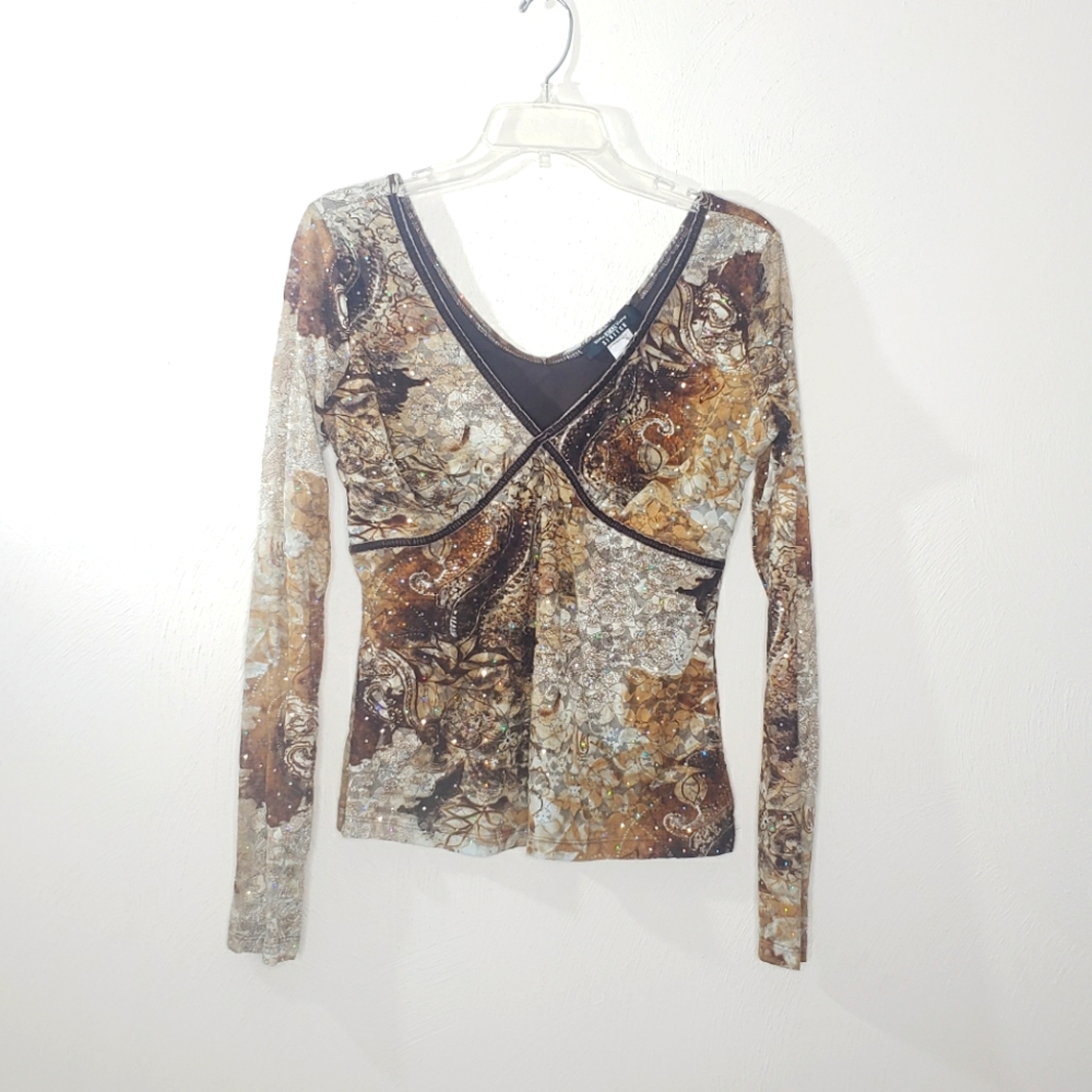 BMoss Y2K Bella Swan Fairycore Goth Top Size Medium